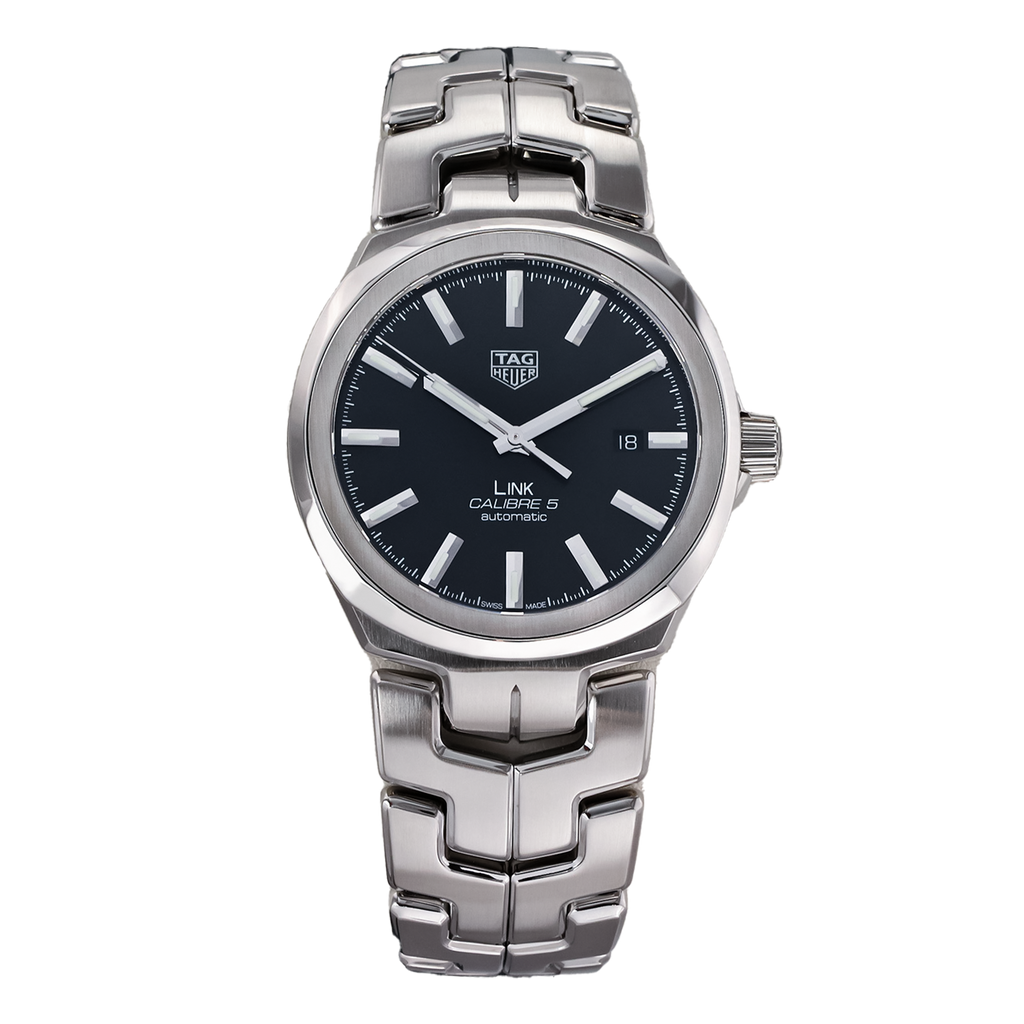 Tag Heuer Link Quartz Black Dial Silver Steel Strap Watch for Women - WBC2110.BA0603 Buy Now By Tag Heuer