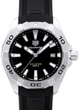 Tag Heuer Aquaracer Quartz Black Dial Black Rubber Strap Watch for Men - WBD1110.FT8021 Buy Now By Tag Heuer