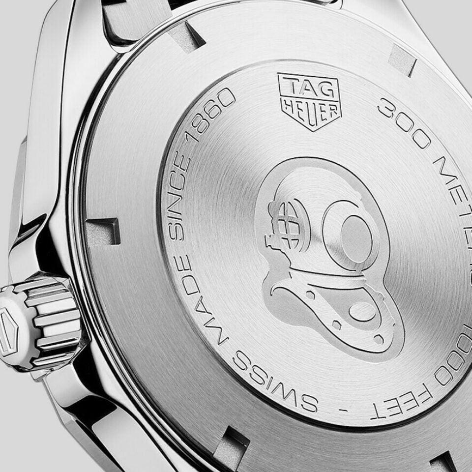 Tag Heuer Aquaracer Black Dial Silver Steel Strap Watch for Men - WBD1110.BA0928 Buy Now By Tag Heuer