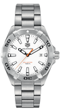 Tag Heuer Aquaracer Quartz White Dial Silver Steel Strap Watch for Men - WBD1111.BA0928 Buy Now By Tag Heuer