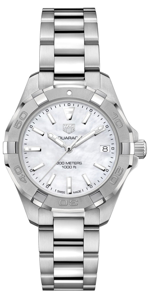 Tag Heuer Aquaracer White Mother of Pearl Dial Watch for Women - WBD1311.BA0740 Buy Now By Tag Heuer