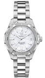 Tag Heuer Aquaracer White Mother of Pearl Dial Silver Steel Strap Watch for Women - WBD1311.BA0740 Buy Now By Tag Heuer