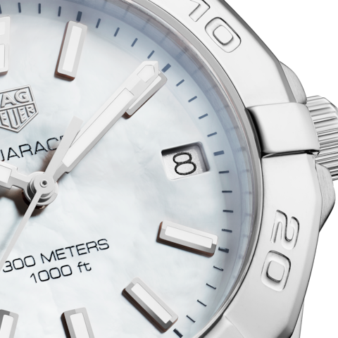Tag Heuer Aquaracer White Mother of Pearl Dial Watch for Women - WBD1311.BA0740 Buy Now By Tag Heuer