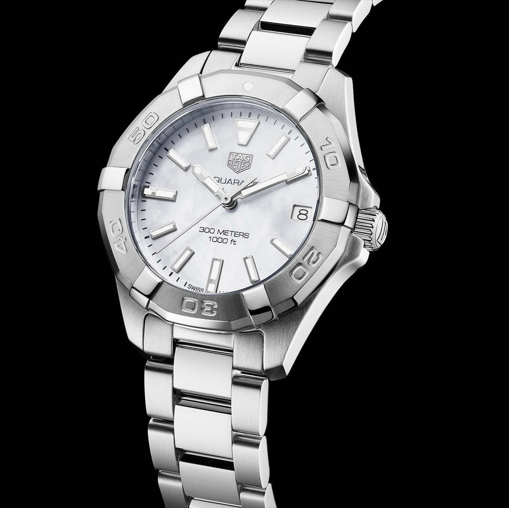 Tag Heuer Aquaracer White Mother of Pearl Dial Watch for Women - WBD1311.BA0740 Buy Now By Tag Heuer