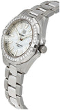 Tag Heuer Aquaracer Diamonds Mother of Pearl Dial Silver Steel Strap Watch for Women - WBD1313.BA0740 Buy Now By Tag Heuer