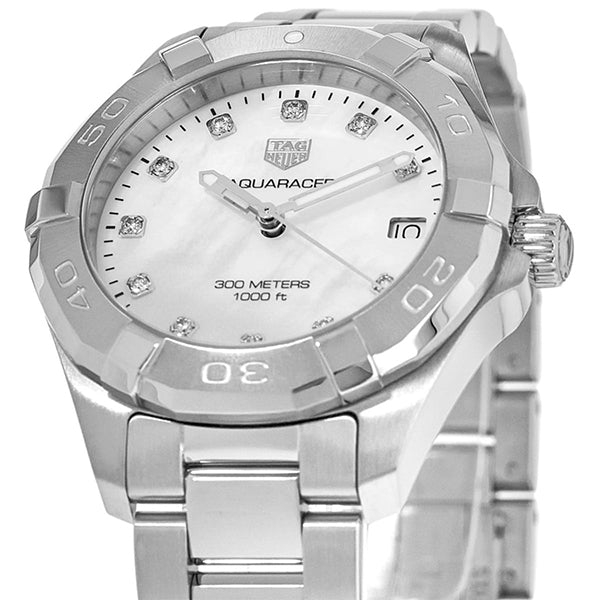 Tag Heuer Aquaracer White Mother of Pearl Dial Watch for Women - WBD1314.BA0740 Buy Now By Tag Heuer