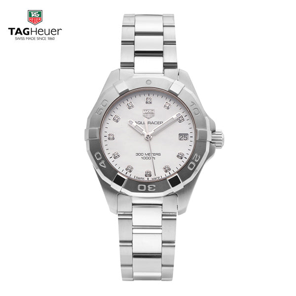Tag Heuer Aquaracer White Mother of Pearl Dial Watch for Women - WBD1314.BA0740 Buy Now By Tag Heuer