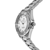Tag Heuer Aquaracer Diamonds White Mother of Pearl Dial Silver Steel Strap Watch for Women - WBD1314.BA0740 Buy Now By Tag Heuer