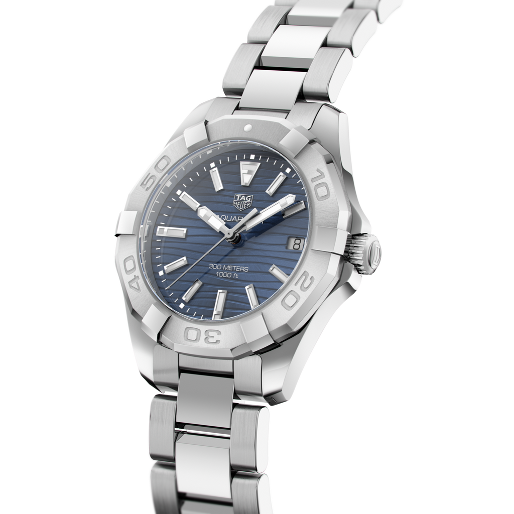 Tag Heuer Aquaracer Blue Dial Silver Steel Strap Watch for Women - WBD131D.BA0748 Buy Now By Tag Heuer