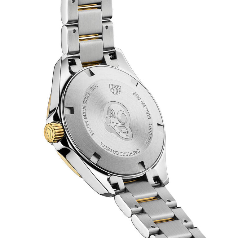 Tag Heuer Aquaracer Mother of Pearl Dial Two Tone Steel Strap Watch for Women - WBD1320.BB0320 Buy Now By Tag Heuer