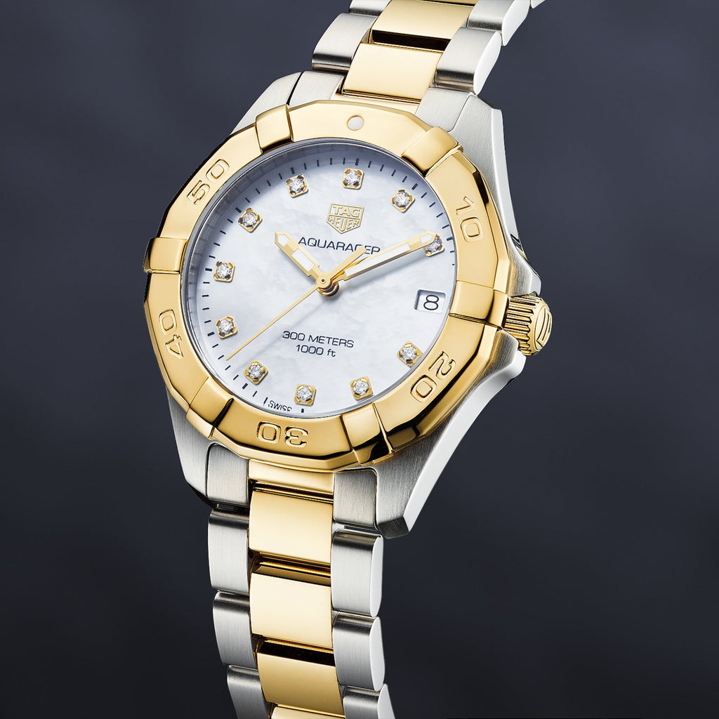 Tag Heuer Aquaracer White Mother of Pearl Dial Watch for Women - WBD1322.BB0320 Buy Now By Tag Heuer