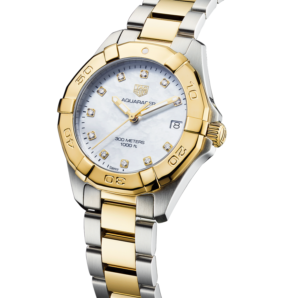 Tag Heuer Aquaracer White Mother of Pearl Dial Watch for Women - WBD1322.BB0320 Buy Now By Tag Heuer