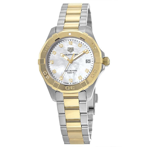 Tag Heuer Aquaracer White Mother of Pearl Dial Watch for Women - WBD1322.BB0320 Buy Now By Tag Heuer