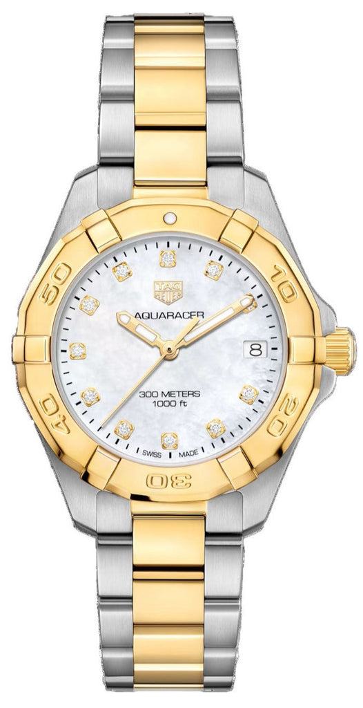 Tag Heuer Aquaracer White Mother of Pearl Dial Watch for Women - WBD1322.BB0320 Buy Now By Tag Heuer