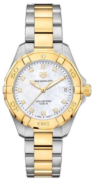 Tag Heuer Aquaracer White Mother of Pearl Dial Watch for Women - WBD1322.BB0320 Buy Now By Tag Heuer