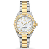 Tag Heuer Aquaracer Quartz Diamonds Mother of Pearl Dial Two Tone Steel Strap Watch for Women - WBD1423.BB0321 Buy Now By Tag Heuer
