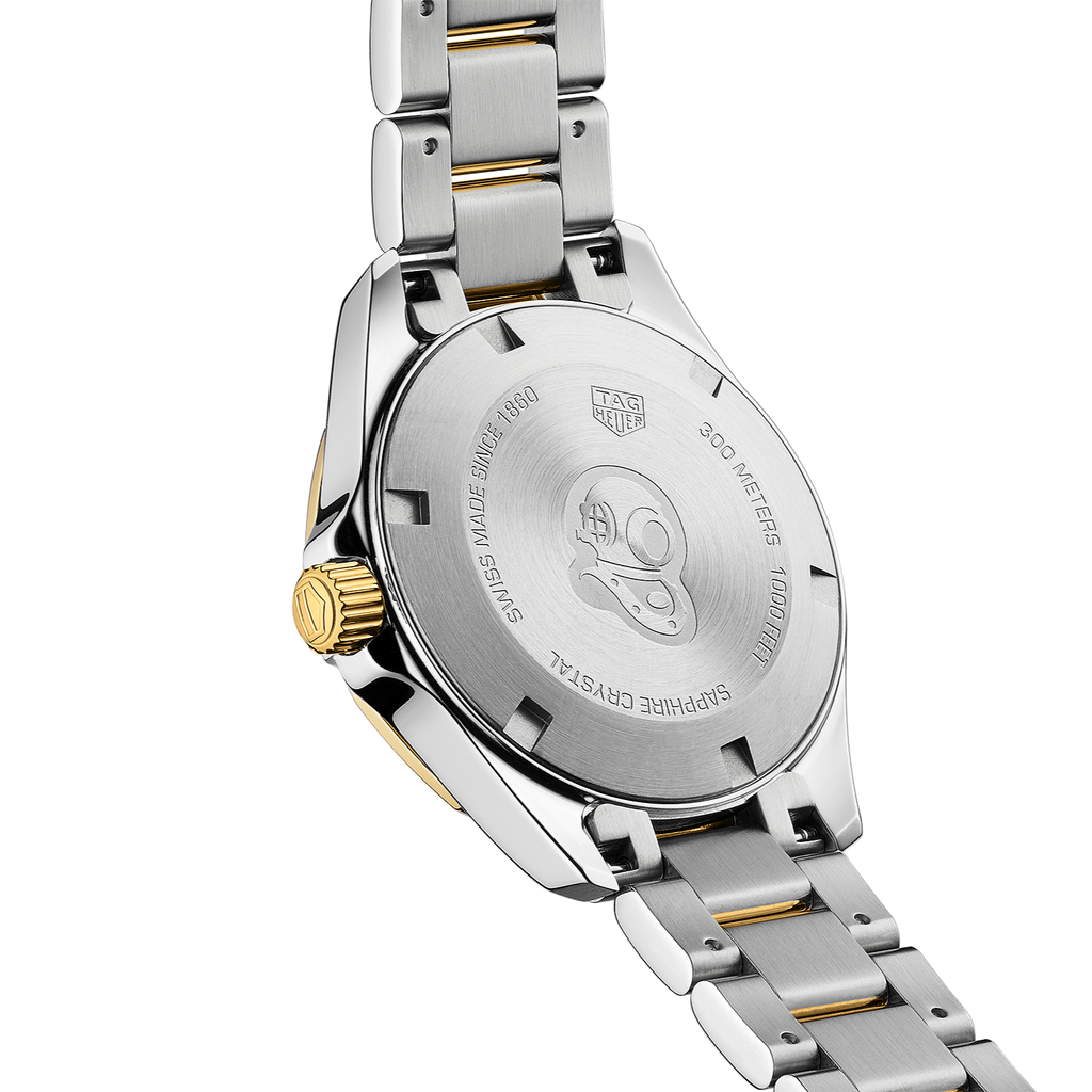 Tag Heuer Aquaracer Diamonds Mother of Pearl Dial Two Tone Steel Strap Watch for Women - WBD1323.BB0320 Buy Now By Tag Heuer