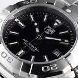 Tag Heuer Aquaracer Quartz Black Dial Silver Steel Strap Watch for Women - WBD1410.BA0741 Buy Now By Tag Heuer