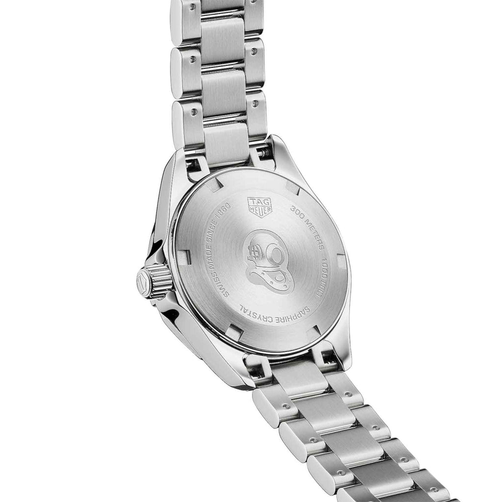 Tag Heuer Aquaracer Blue Dial Silver Steel Strap Watch for Women - WBD1412.BA0741 Buy Now By Tag Heuer
