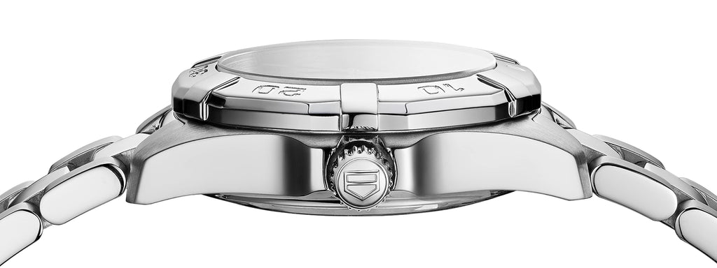 Tag Heuer Aquaracer Quartz Black Dial Silver Steel Strap Watch for Women - WBD1410.BA0741 Buy Now By Tag Heuer