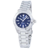 Tag Heuer Aquaracer Blue Dial Silver Steel Strap Watch for Women - WBD1412.BA0741 Buy Now By Tag Heuer