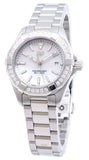 Tag Heuer Aquaracer Diamonds Mother of Pearl White Dial Silver Steel Strap Watch for Women - WBD1413.BA0741 Buy Now By Tag Heuer