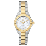 Tag Heuer Aquaracer Diamonds Mother of Pearl Dial Two Tone Steel Strap Watch for Men - WBD1422.BB0321 Buy Now By Tag Heuer