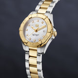 Tag Heuer Aquaracer Diamonds Mother of Pearl Dial Two Tone Steel Strap Watch for Men - WBD1422.BB0321 Buy Now By Tag Heuer