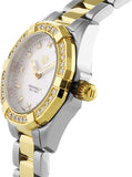 Tag Heuer Aquaracer Quartz Diamonds Mother of Pearl Dial Two Tone Steel Strap Watch for Women - WBD1423.BB0321 Buy Now By Tag Heuer