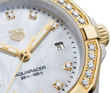 Tag Heuer Aquaracer Diamonds Mother of Pearl Dial Two Tone Steel Strap Watch for Women - WBD1421.BB0321 Buy Now By Tag Heuer