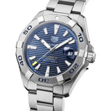 Tag Heuer Aquaracer Automatic Blue Dial Silver Steel Strap Watch for Men - WBD2112.BA0928 Buy Now By Tag Heuer