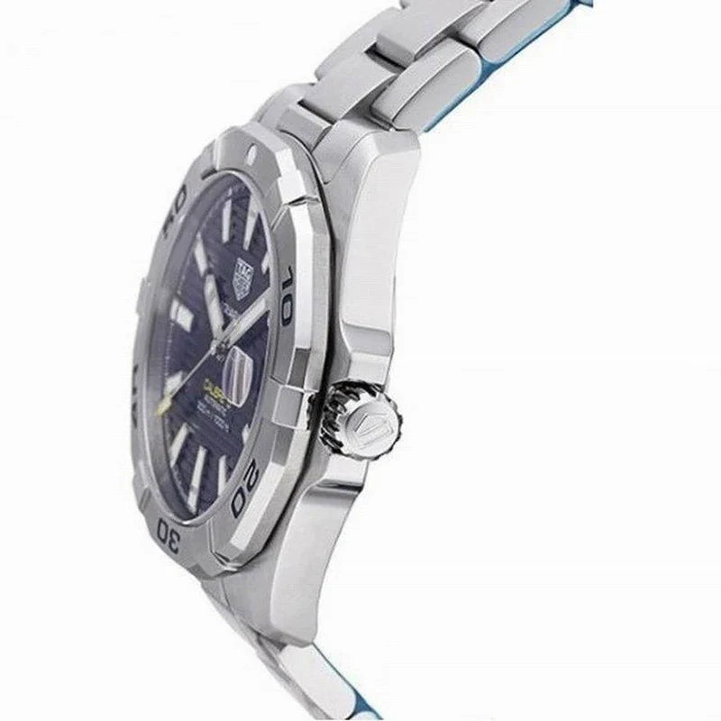 Tag Heuer Aquaracer Automatic Blue Dial Silver Steel Strap Watch for Men - WBD2112.BA0928 Buy Now By Tag Heuer