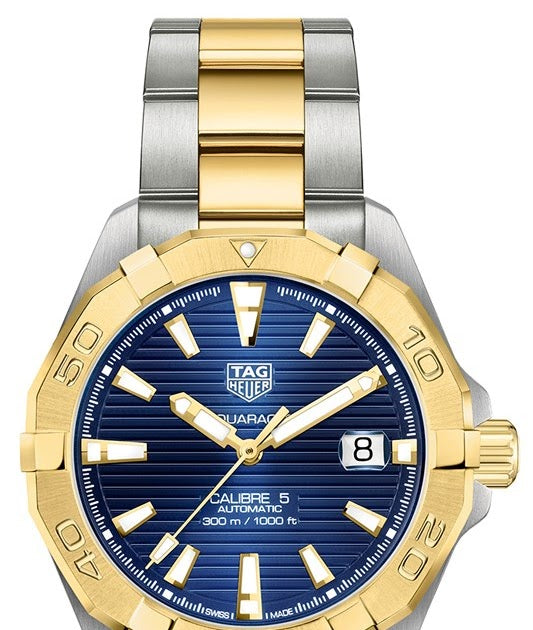 Tag Heuer Aquaracer Calibre 5 Blue Dial Two Tone Steel Strap Watch for Women - WBD2120.BB0930 Buy Now By Tag Heuer