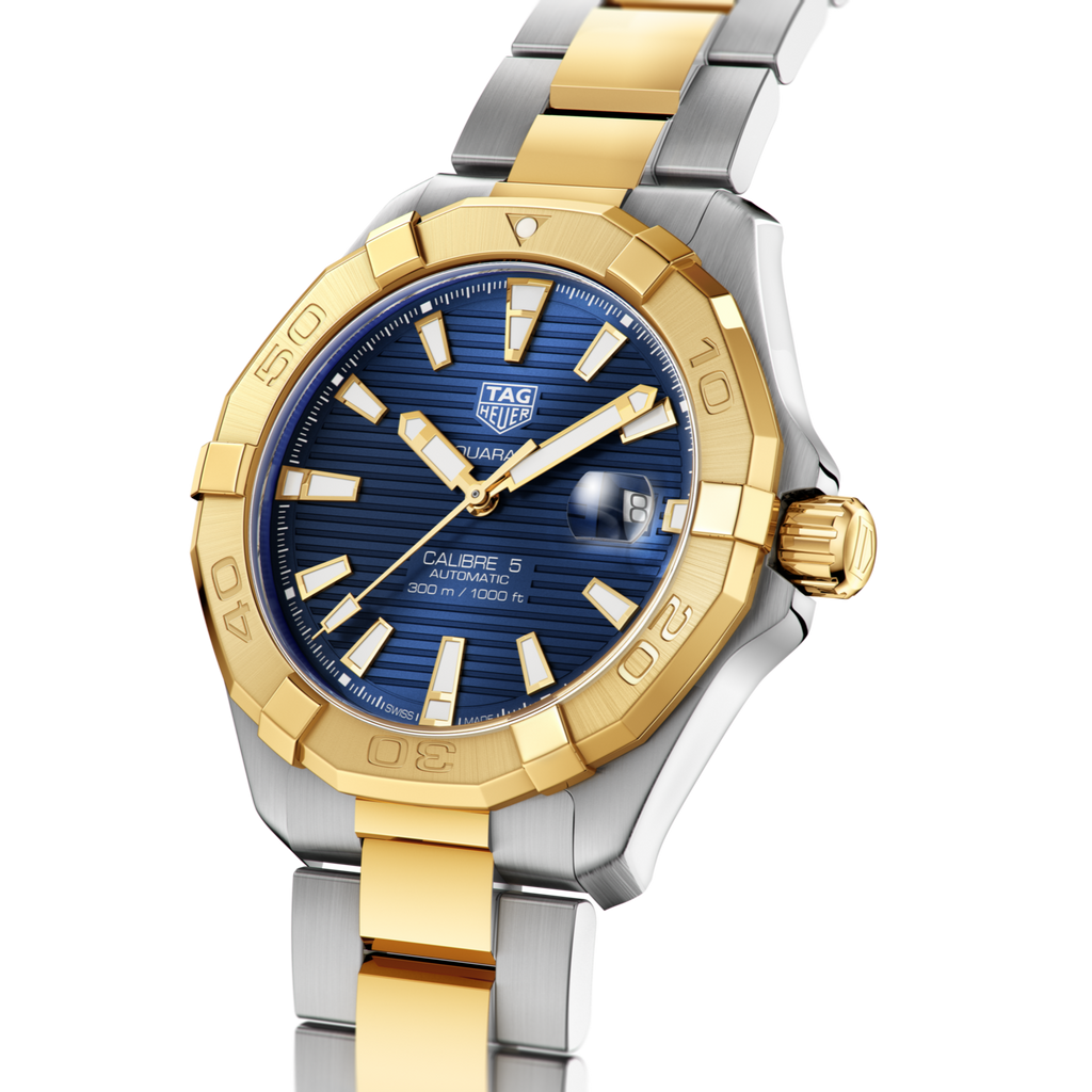Tag Heuer Aquaracer Calibre 5 Blue Dial Two Tone Steel Strap Watch for Women - WBD2120.BB0930 Buy Now By Tag Heuer