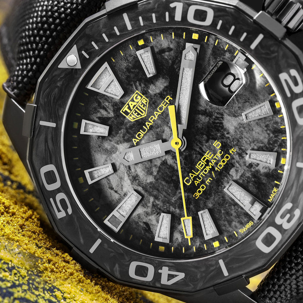 Tag Heuer Aquaracer Carbon Dial Watch for Men - WBD218B.FC6446 Buy Now By Tag Heuer