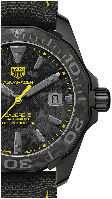 Tag Heuer Aquaracer Carbon Dial Watch for Men - WBD218B.FC6446 Buy Now By Tag Heuer
