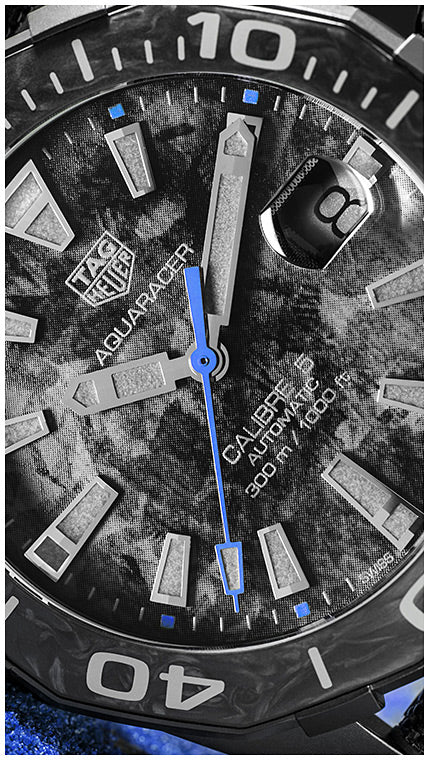 Tag Heuer Aquaracer Carbon Dial Watch for Men - WBD218C.FC6447 Buy Now By Tag Heuer