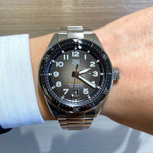 Tag Heuer Autavia Automatic Grey Dial Silver Steel Strap Watch for Men - WBE5114.EB0173 Buy Now By Tag Heuer
