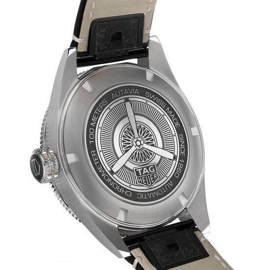 Tag Heuer Autavia Automatic Grey Dial Brown Leather Strap Watch for Men - WBE5114.FC8266 Buy Now By Tag Heuer