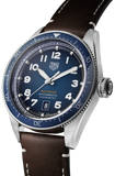 Tag Heuer Autavia Calibre 5 Automatic Blue Dial Brown Leather Strap Watch for Men - WBE5116.FC8266 Buy Now By Tag Heuer