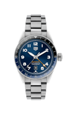 Tag Heuer Autavia Cosc GMT Automatic Blue Dial Silver Steel Strap Watch for Men - WBE511A.BA0650 Buy Now By Tag Heuer