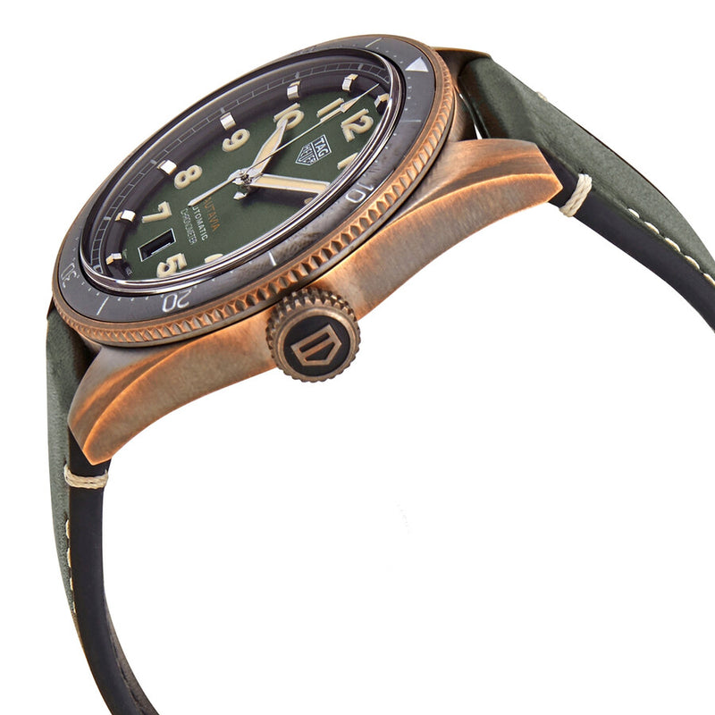 Tag Heuer Autavia Olive Green Dial Watch for Men - WBE5190.FC8268 Buy Now By Tag Heuer