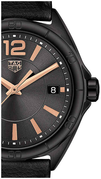 Tag Heuer Formula 1 Quartz Black Dial Black Leather Strap Watch for Women - WBJ1314.FC8230 Buy Now By Tag Heuer