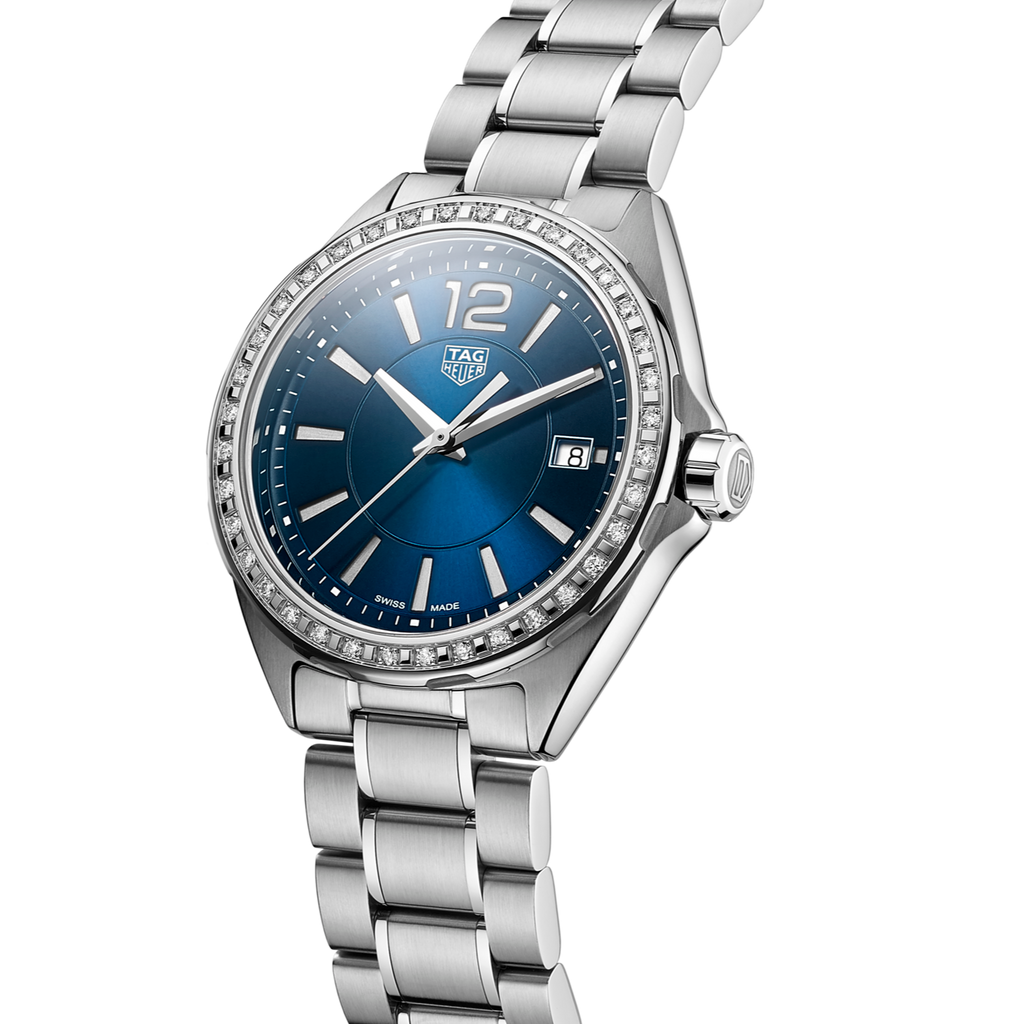 Tag Heuer Formula 1 Quartz Diamonds Blue Dial Silver Steel Strap Watch for Women - WBJ1316.BA0666 Buy Now By Tag Heuer