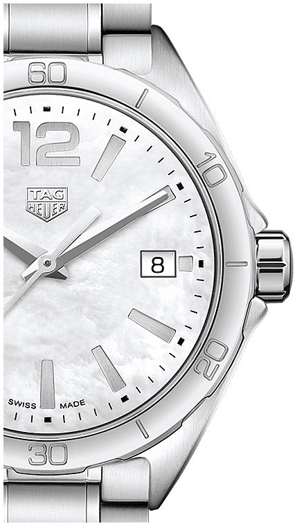 Tag Heuer Formula 1 Mother of Pearl White Dial Silver Steel Strap Watch for Women - WBJ1318.BA0666 Buy Now By Tag Heuer
