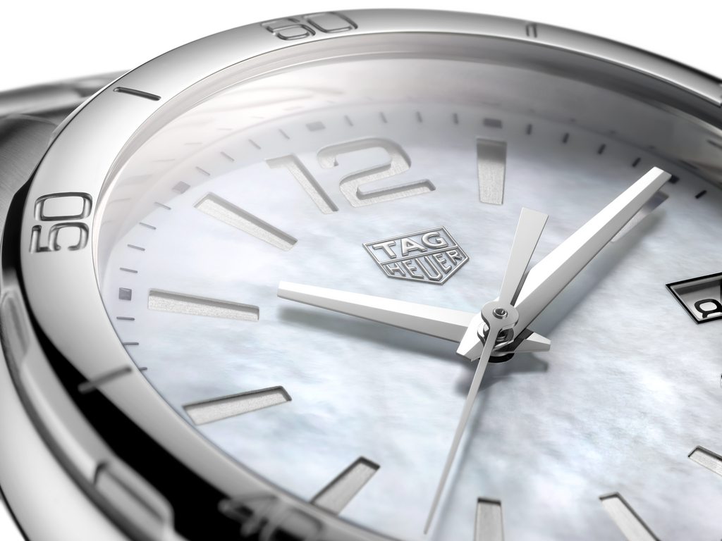 Tag Heuer Formula 1 Mother of Pearl White Dial Silver Steel Strap Watch for Women - WBJ1318.BA0666 Buy Now By Tag Heuer