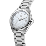 Tag Heuer Formula 1 White Mother of Pearl Dial Silver Steel Strap Watch for Women - WBJ1319.BA0666 Buy Now By Tag Heuer