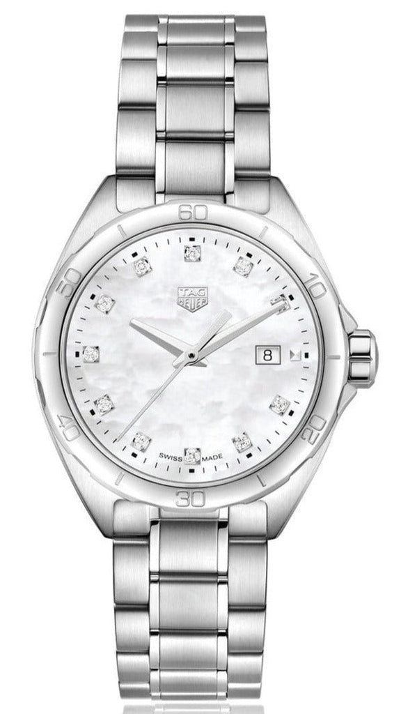 Tag Heuer Formula 1 White Mother of Pearl Dial Silver Steel Strap Watch for Women - WBJ1319.BA0666 Buy Now By Tag Heuer