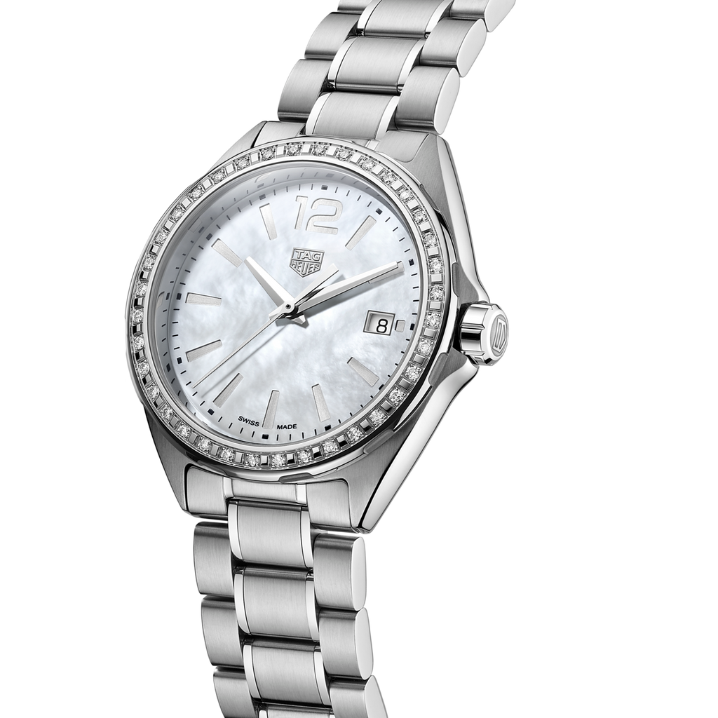 Tag Heuer Formula 1 Quartz Diamonds Mother of Pearl Dial Silver Steel Strap Watch for Women - WBJ131A.BA0666 Buy Now By Tag Heuer