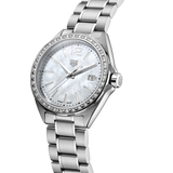 Tag Heuer Formula 1 Quartz Diamonds Mother of Pearl Dial Silver Steel Strap Watch for Women - WBJ131A.BA0666 Buy Now By Tag Heuer